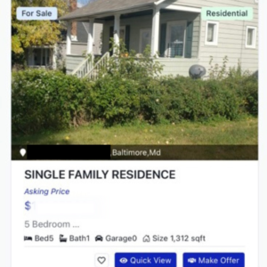 Off-Market MLS Home Page