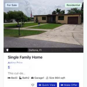 Off-marketmls.com homepage 1