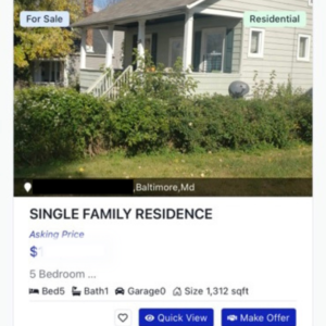 Off-marketmls.com homepage